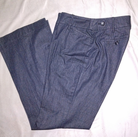 Ann Taylor Loft Size 4 Navy Blue "Julie" Business Career Trousers - Picture 2 of 6